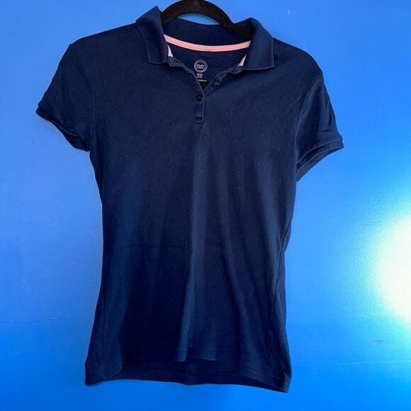 Wonder Nation Dark Blue School Uniform Polo Shirt Size Small (3-5) Boys Girls - Picture 1 of 4